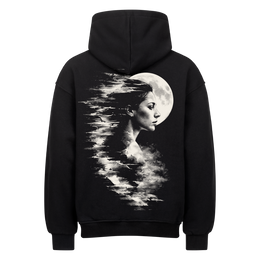 Faded Soul Oversized Hoodie Schwarz
