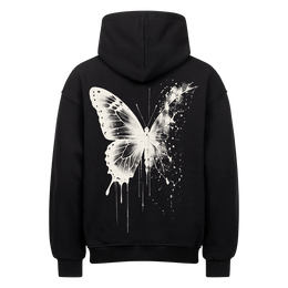 Broken Wings Oversized Hoodie Schwarz
