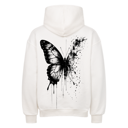 Broken Wings Oversized Hoodie Weiß