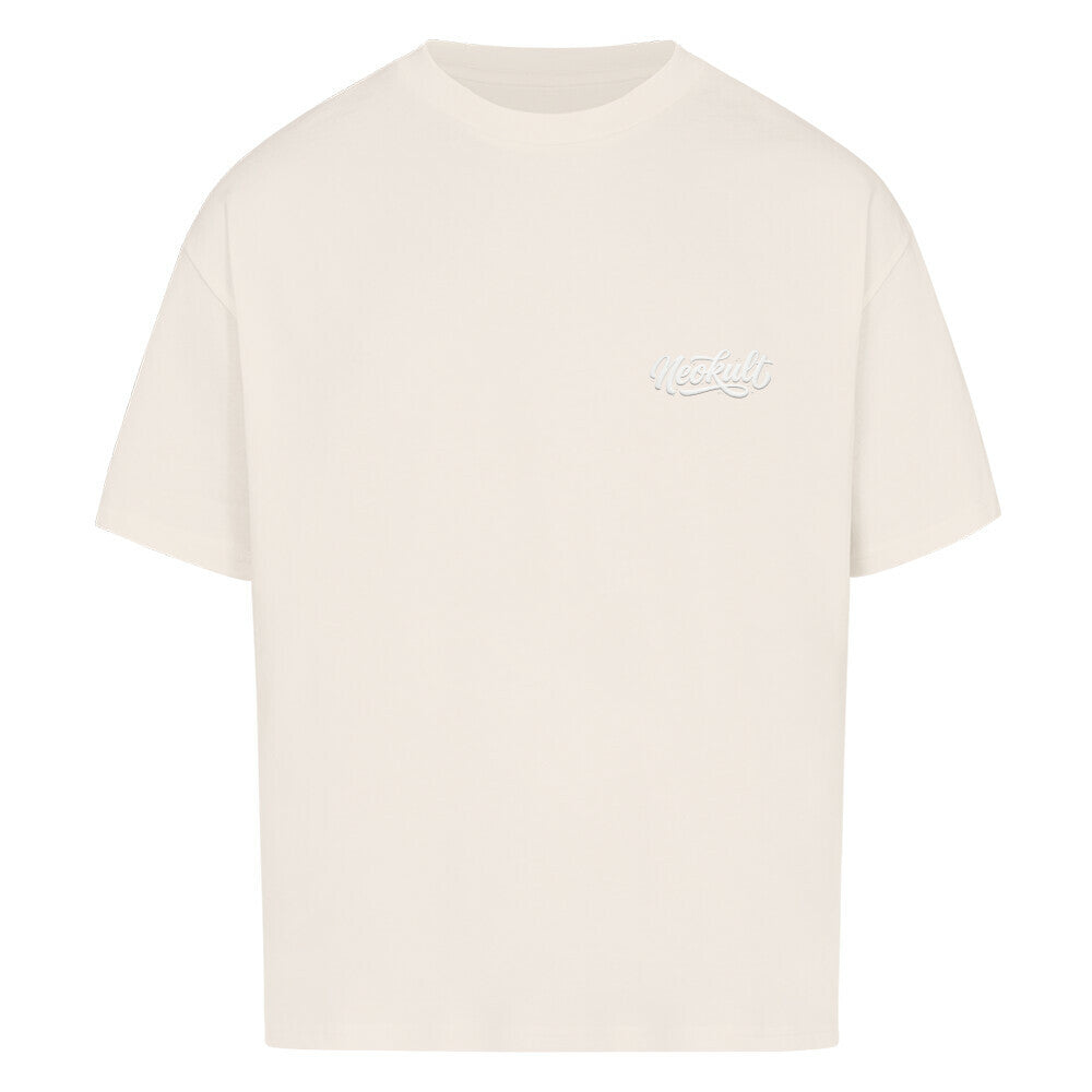 VACANCY Puff Tee – Off-White | NEOKULT Oversized Streetwear