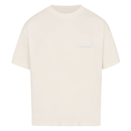 NEOKULT VACANCY Puff Tee Natural Raw – Wordmark als Puff-Print