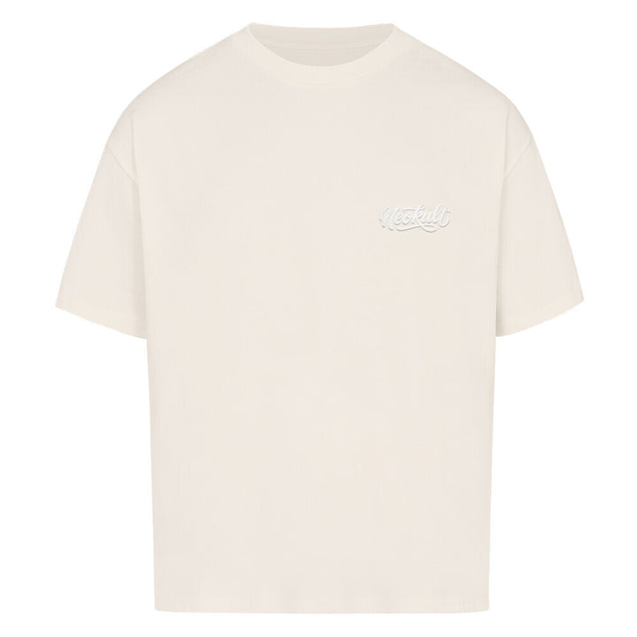 VACANCY Puff Tee – Off-White | NEOKULT Oversized Streetwear