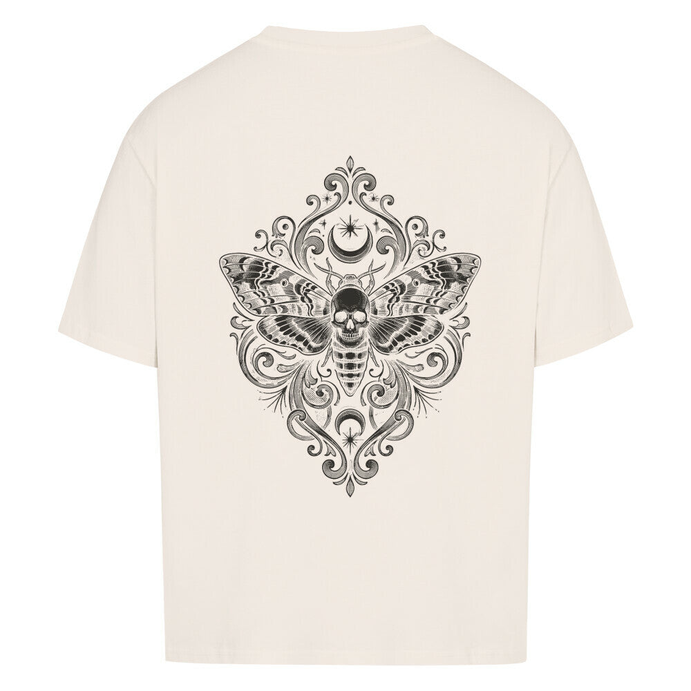 REQUIEM Moth Tee – Off-White | NEOKULT Oversized Streetwear