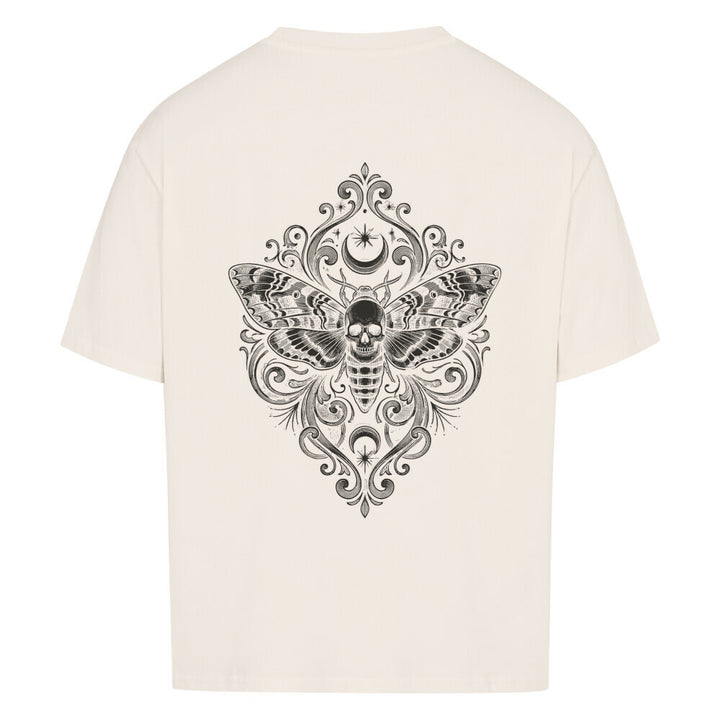 REQUIEM Moth Tee – Off-White | NEOKULT Oversized Streetwear