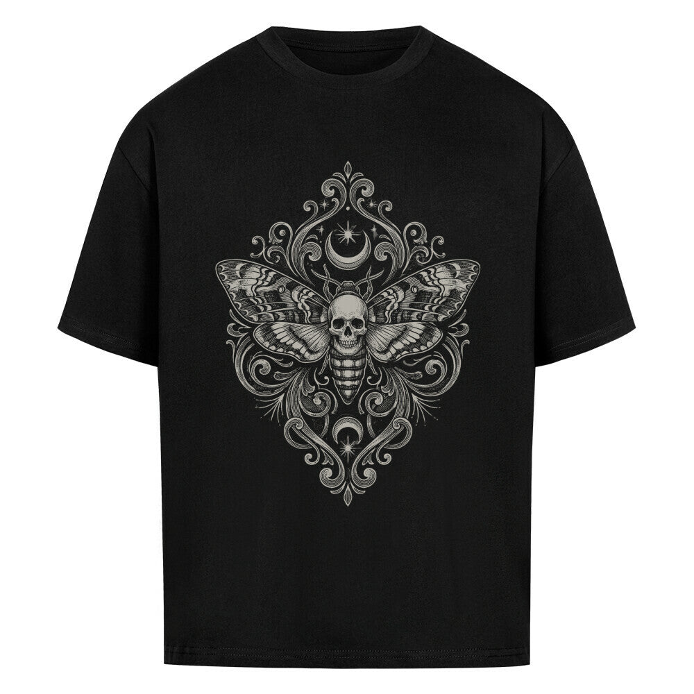 REQUIEM Moth Tee – Black | NEOKULT Oversized Streetwear