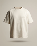 VACANCY Puff Tee – Off-White | NEOKULT Oversized Streetwear